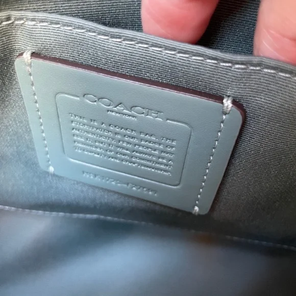 COACH MINI SIERRA SATCHEL IN LIGHT TEAL - Picture 5 of 15